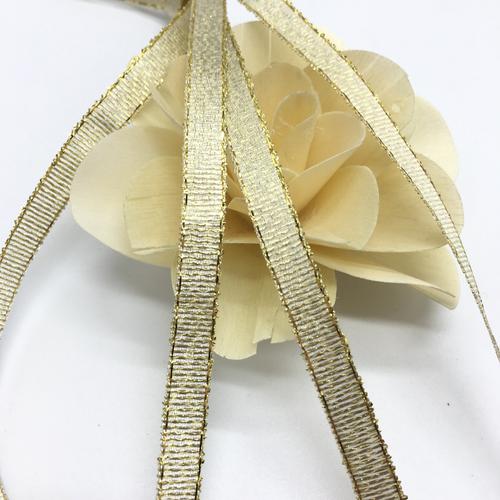 厂家处理金色葱带礼盒装饰金丝带服装辅料金色丝带